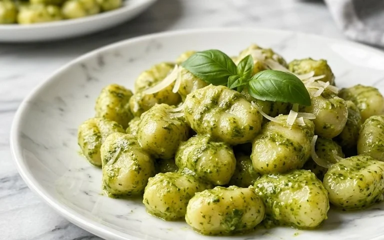 Creamy Pesto Gnocchi