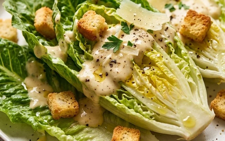 Caesar Salad Dressing (Classic, Creamy & 5 Minutes) 🥗