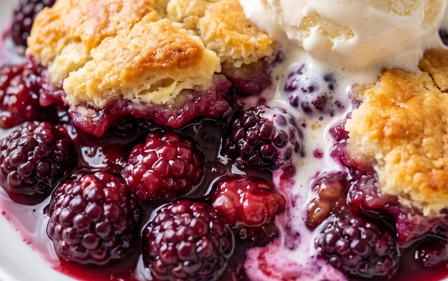 The Pioneer Women's Blackberry Cobbler