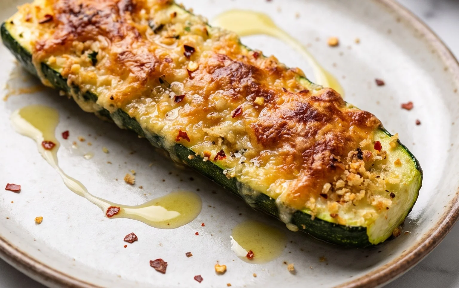 Baked Parmesan Zucchini