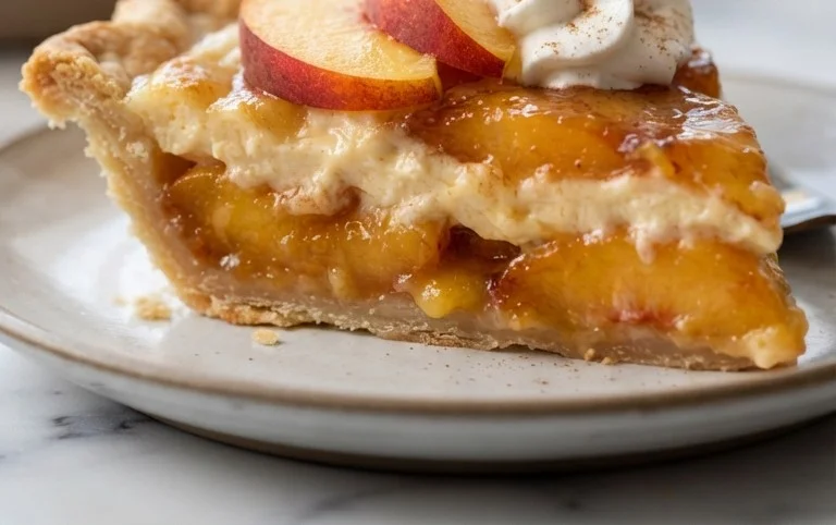 Peaches and Cream Pie