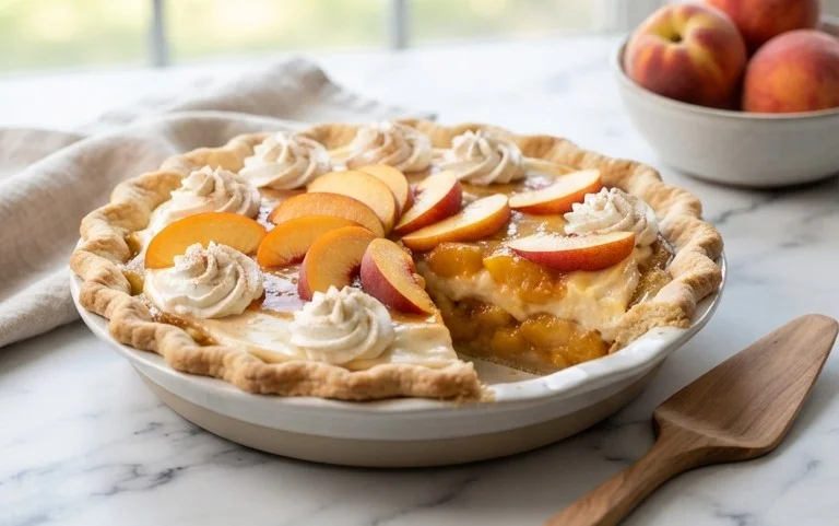 Peaches and Cream Pie