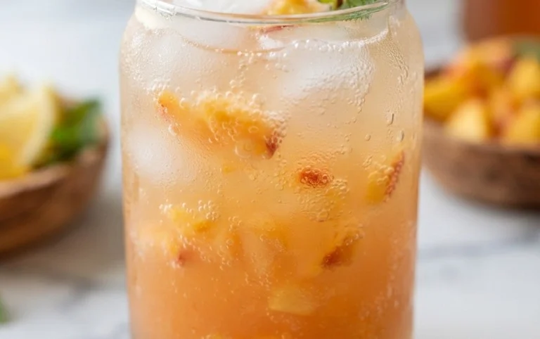 Refreshing Peach Lemonade
