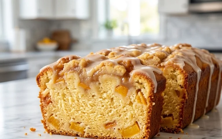Peach Cobbler Pound Cake