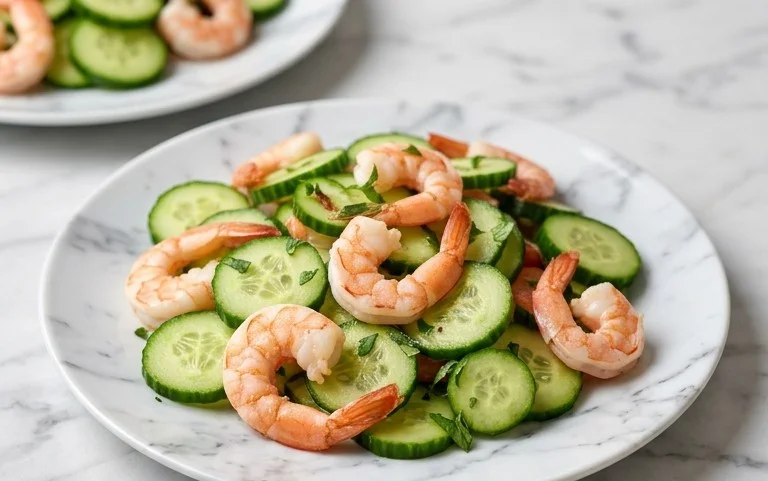 Cucumber Shrimp Salad