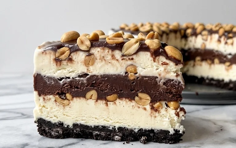 Buster Bar Ice Cream Cake