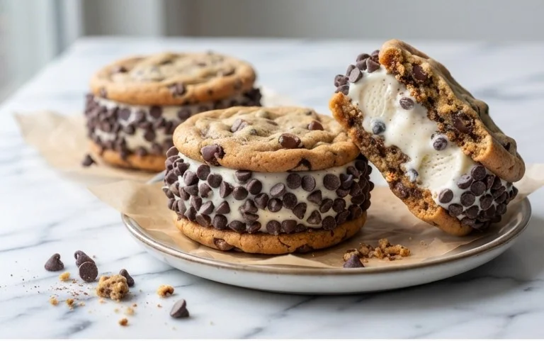 Cookie Ice Cream Sandwiches (Like a Chipwich!)