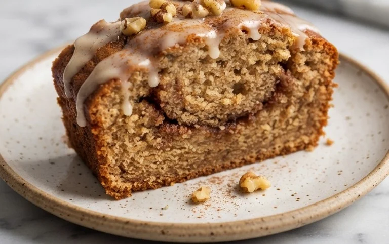 Cinnamon Roll Banana Bread