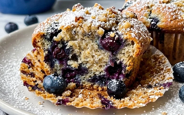 Homemade Blueberry Muffins