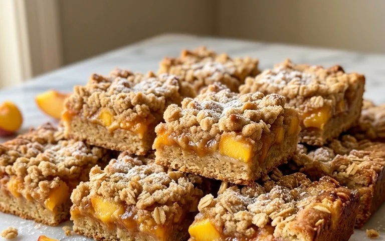 Fresh Peach Crum extractb Bars