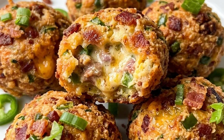 Beef Bacon Jalapeño Popper Cheese Balls