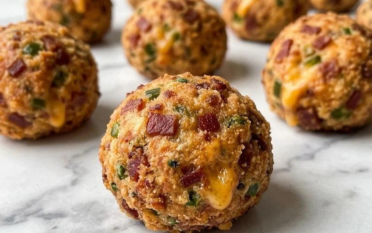 Beef Bacon Jalapeño Popper Cheese Balls