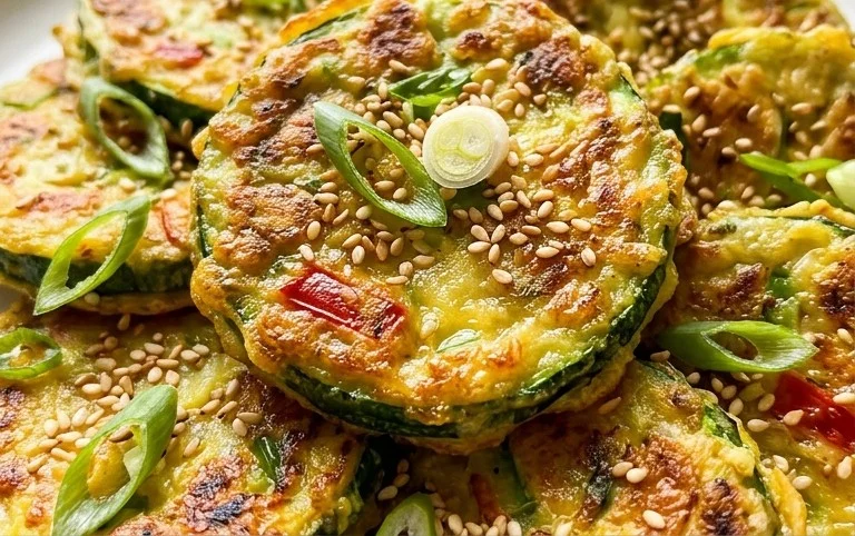 Quick & Easy Korean Zucchini Fritters (Hobak Jeon)
