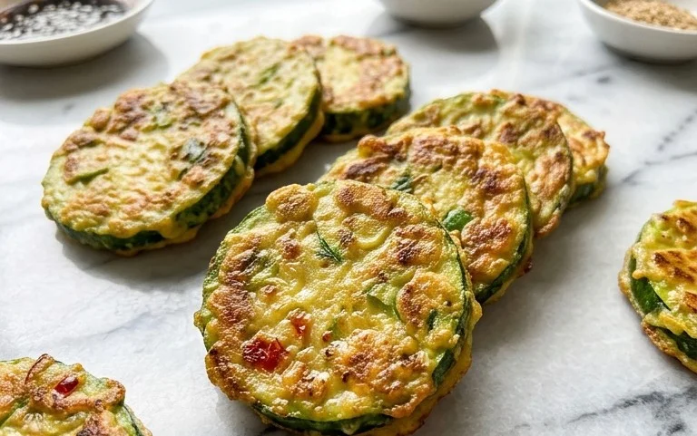 Quick & Easy Korean Zucchini Fritters (Hobak Jeon)