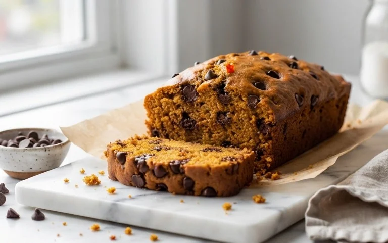 Pumpkin Chocolate Chip Bread