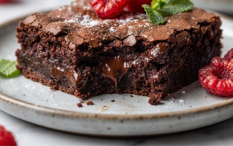 Flourless Chickpea Brownies (Vegan & Gluten Free)