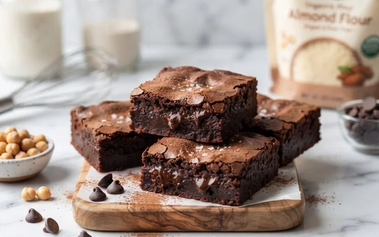 Flourless Chickpea Brownies (Vegan & Gluten Free)